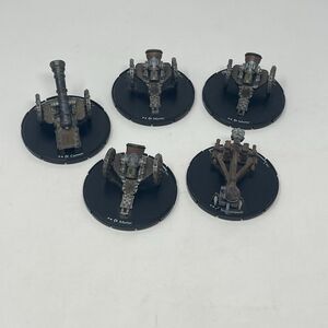 WizKids Mage Knight 2002 War Machines Lot of 5: Mortar, Stonethrower and Cannon